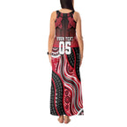 Custom Essendon Go Bombers Tank Maxi Dress Don The Sash