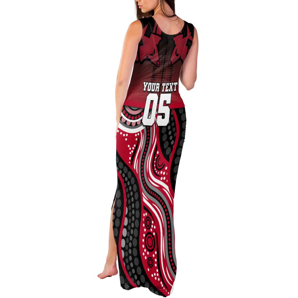 Custom Essendon Go Bombers Tank Maxi Dress Don The Sash