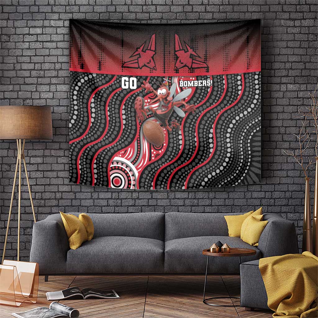 Essendon Go Bombers Tapestry Don The Sash