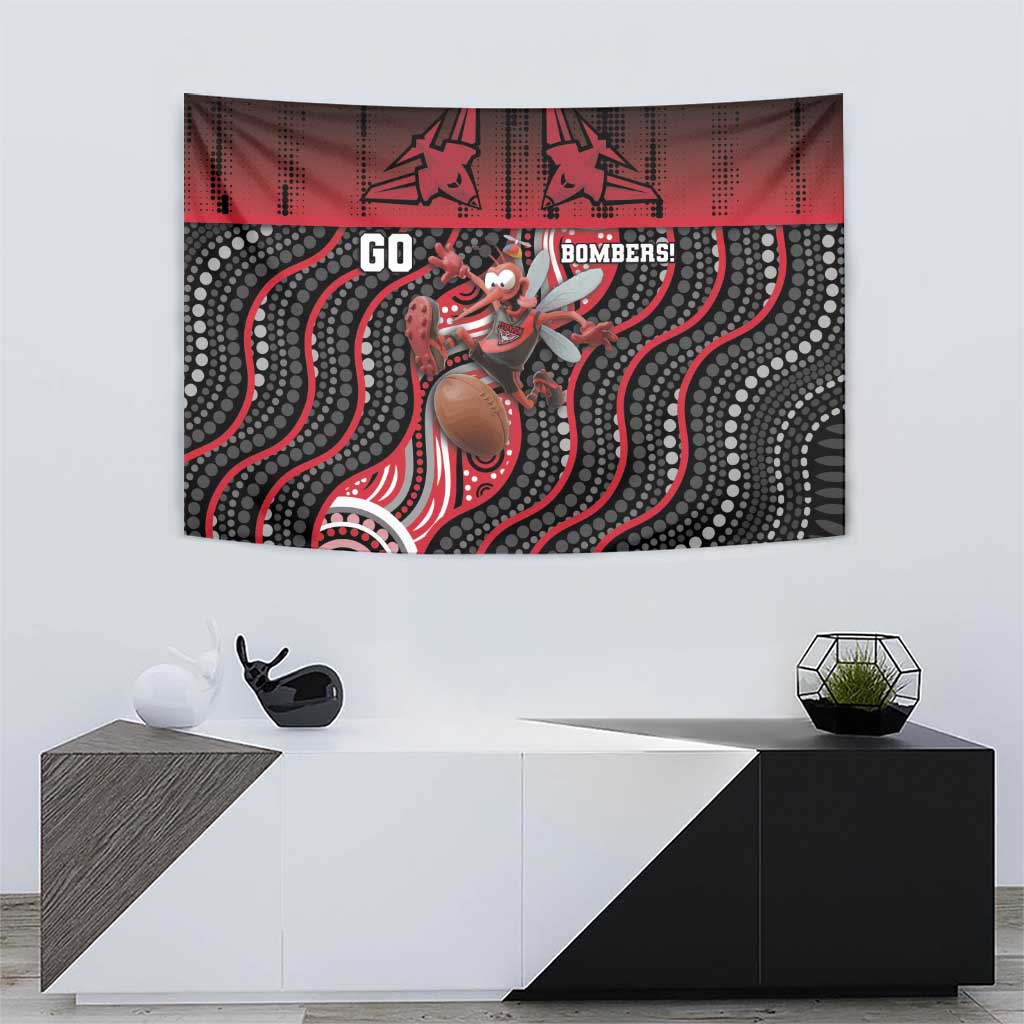 Essendon Go Bombers Tapestry Don The Sash