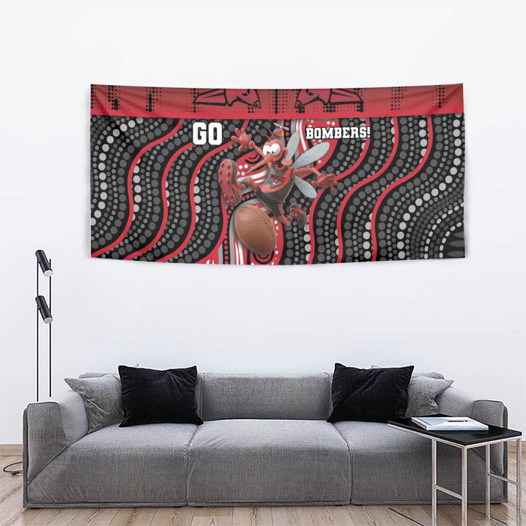 Essendon Go Bombers Tapestry Don The Sash