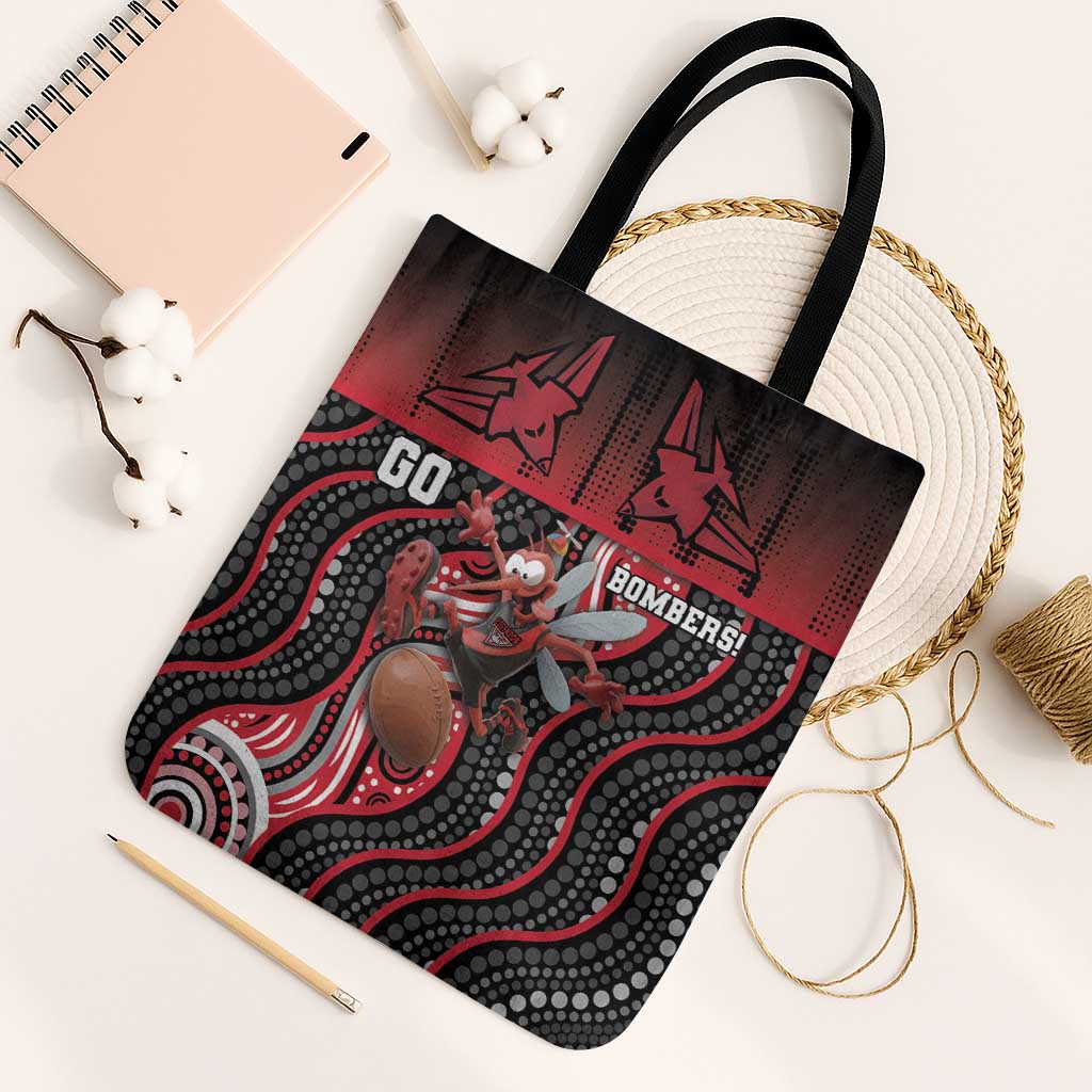 Essendon Go Bombers Tote Bag Don The Sash