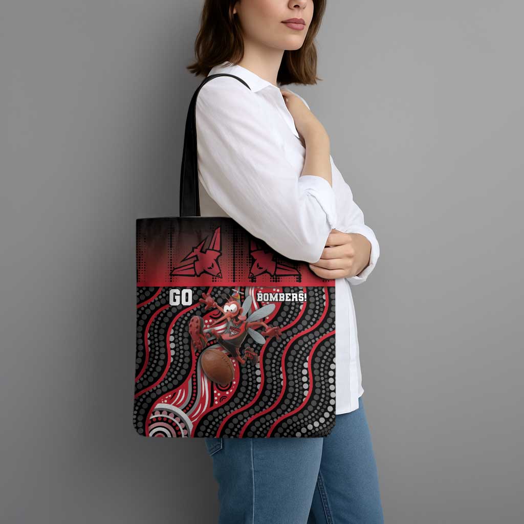 Essendon Go Bombers Tote Bag Don The Sash