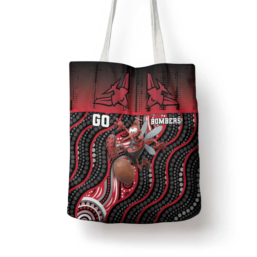 Essendon Go Bombers Tote Bag Don The Sash