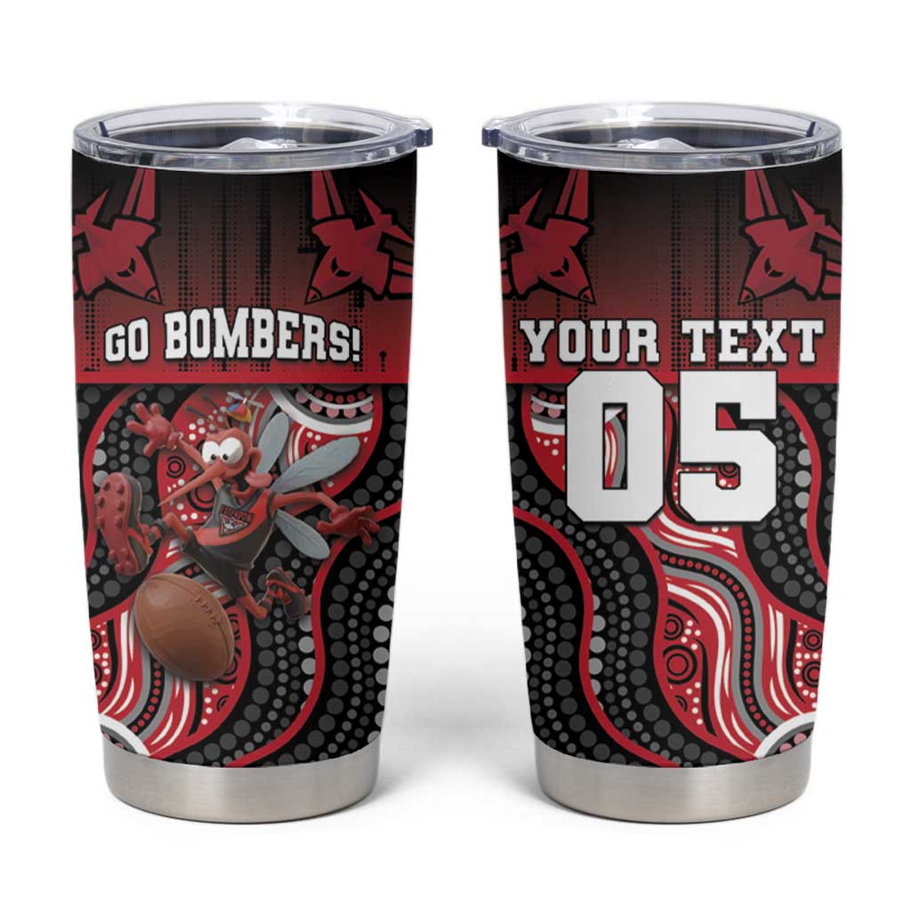 Custom Essendon Go Bombers Tumbler Cup Don The Sash