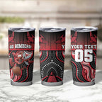 Custom Essendon Go Bombers Tumbler Cup Don The Sash