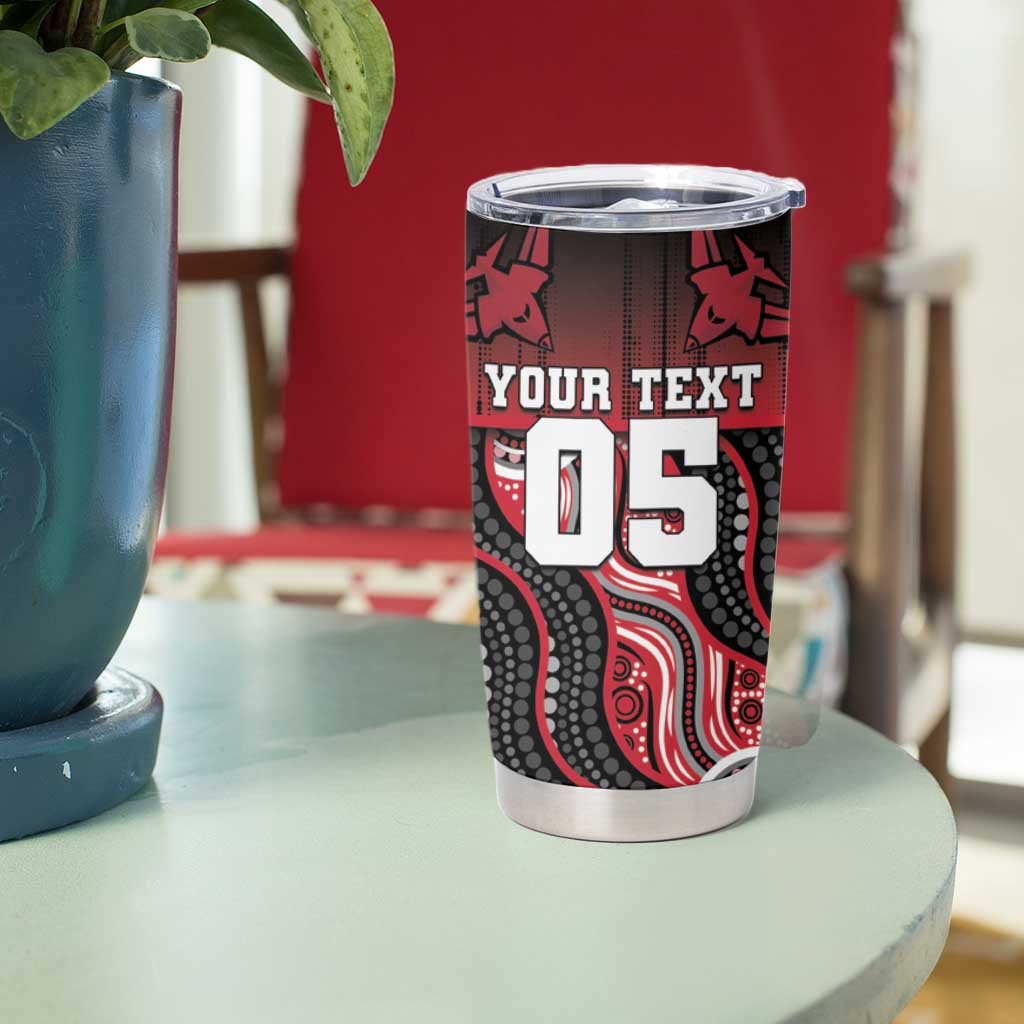Custom Essendon Go Bombers Tumbler Cup Don The Sash