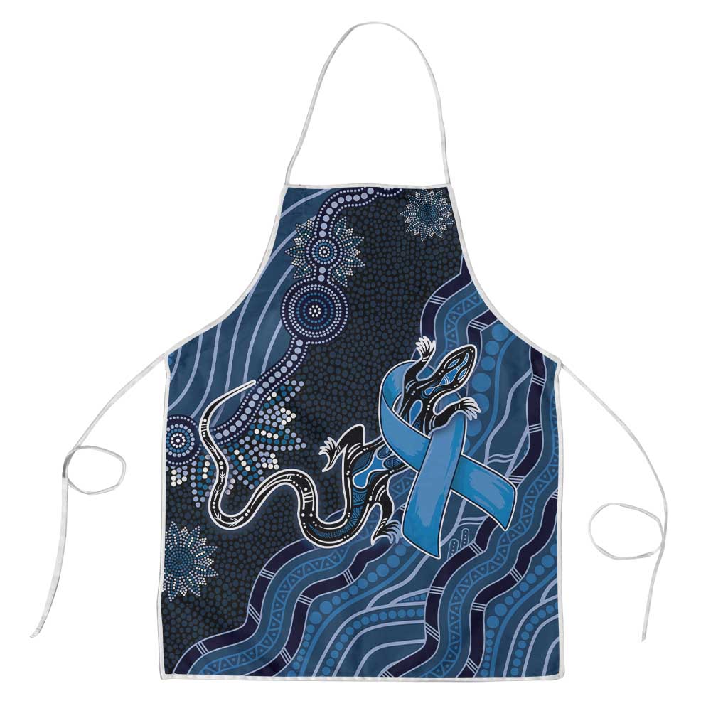 Autism Awareness Apron Hope Ribbon And Aboriginal Patterns