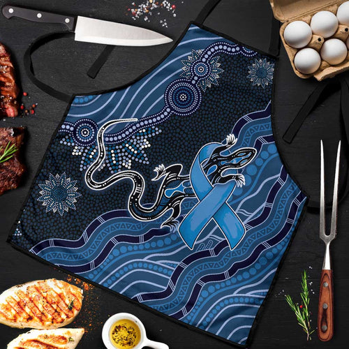 Autism Awareness Apron Hope Ribbon And Aboriginal Patterns