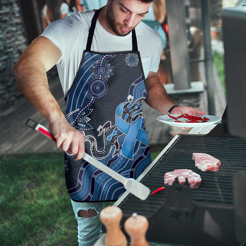 Autism Awareness Apron Hope Ribbon And Aboriginal Patterns