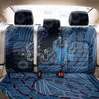 Autism Awareness Back Car Seat Cover Hope Ribbon And Aboriginal Patterns