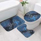 Autism Awareness Bathroom Set Hope Ribbon And Aboriginal Patterns