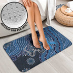 Autism Awareness Bathroom Set Hope Ribbon And Aboriginal Patterns