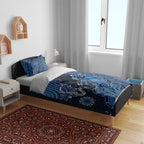 Autism Awareness Bedding Set Hope Ribbon And Aboriginal Patterns