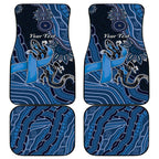 Personalised Autism Awareness Car Mats Hope Ribbon And Aboriginal Patterns