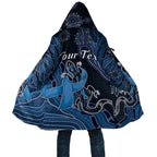 Personalised Autism Awareness Cloak Hope Ribbon And Aboriginal Patterns