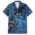Personalised Autism Awareness Hawaiian Shirt Hope Ribbon And Aboriginal Patterns