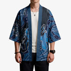 Personalised Autism Awareness Kimono Hope Ribbon And Aboriginal Patterns