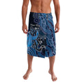 Personalised Autism Awareness Lavalava Hope Ribbon And Aboriginal Patterns