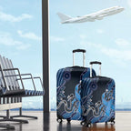 Autism Awareness Luggage Cover Hope Ribbon And Aboriginal Patterns
