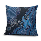 Autism Awareness Pillow Cover Hope Ribbon And Aboriginal Patterns