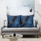 Autism Awareness Pillow Cover Hope Ribbon And Aboriginal Patterns