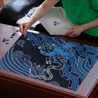 Autism Awareness Puzzle Hope Ribbon And Aboriginal Patterns