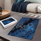 Autism Awareness Puzzle Hope Ribbon And Aboriginal Patterns