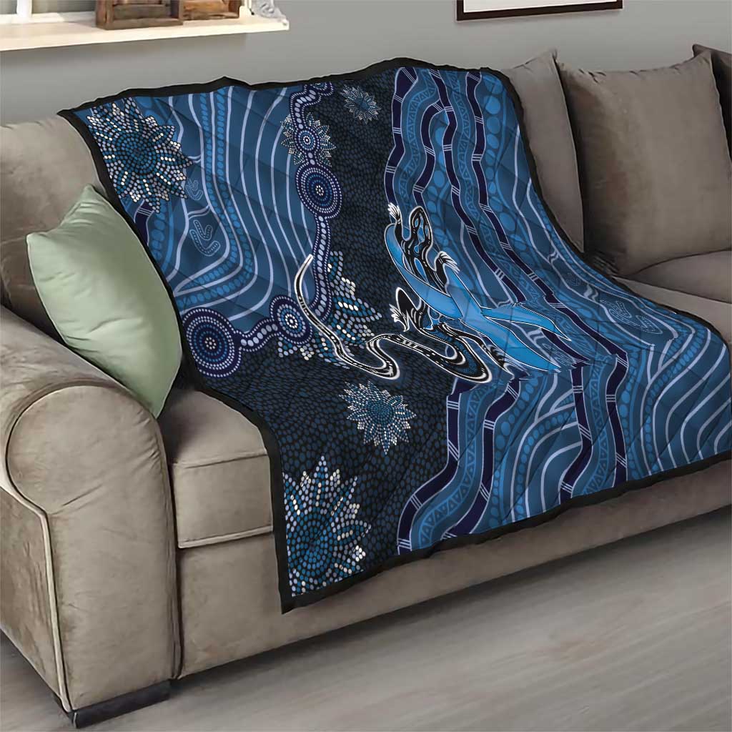 Autism Awareness Quilt Hope Ribbon And Aboriginal Patterns