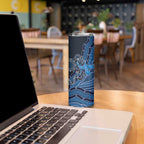 Personalised Autism Awareness Skinny Tumbler Hope Ribbon And Aboriginal Patterns