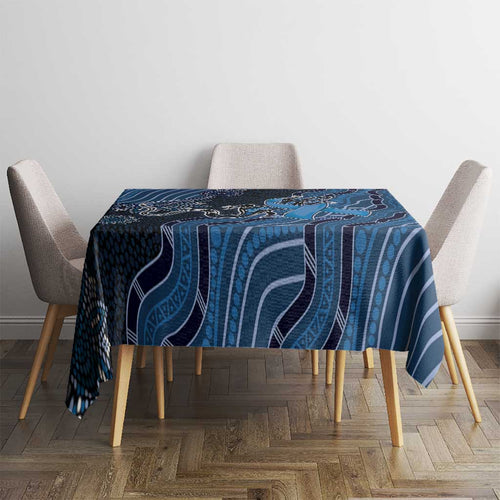 Autism Awareness Tablecloth Hope Ribbon And Aboriginal Patterns