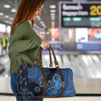 Autism Awareness Travel Bag Hope Ribbon And Aboriginal Patterns