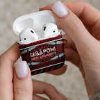Ngapuhi Aotearoa Meri Kirihimete AirPods Case Maori Silver Fern Koru Tribal Pattern