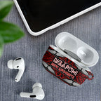 Ngapuhi Aotearoa Meri Kirihimete AirPods Case Maori Silver Fern Koru Tribal Pattern