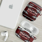 Ngapuhi Aotearoa Meri Kirihimete AirPods Case Maori Silver Fern Koru Tribal Pattern