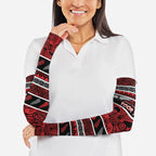 Personalised Ngapuhi Aotearoa Meri Kirihimete Arm Sleeves Maori Silver Fern Koru Tribal Pattern