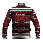 Personalised Ngapuhi Aotearoa Meri Kirihimete Baseball Jacket Maori Silver Fern Koru Tribal Pattern