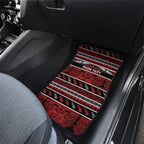Personalised Ngapuhi Aotearoa Meri Kirihimete Car Mats Maori Silver Fern Koru Tribal Pattern