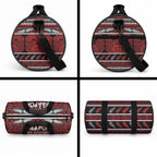 Ngapuhi Aotearoa Meri Kirihimete Duffle Bag Maori Silver Fern Koru Tribal Pattern