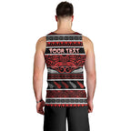Personalised Ngapuhi Aotearoa Meri Kirihimete Men Tank Top Maori Silver Fern Koru Tribal Pattern
