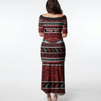 Personalised Ngapuhi Aotearoa Meri Kirihimete Puletasi Maori Silver Fern Koru Tribal Pattern