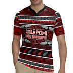 Personalised Ngapuhi Aotearoa Meri Kirihimete Rugby Jersey Maori Silver Fern Koru Tribal Pattern