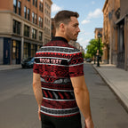 Personalised Ngapuhi Aotearoa Meri Kirihimete Zipper Polo Shirt Maori Silver Fern Koru Tribal Pattern