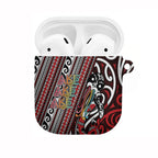 Maori Language Week AirPods Case Ake Ake Ake Tribal Patterns