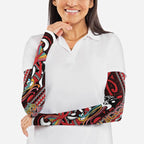 Personalised Maori Language Week Arm Sleeves Ake Ake Ake Tribal Patterns