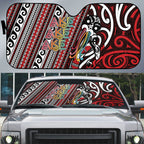 Maori Language Week Auto Sun Shade Ake Ake Ake Tribal Patterns