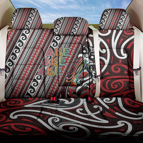 Maori Language Week Back Car Seat Cover Ake Ake Ake Tribal Patterns