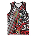Personalised Maori Language Week Basketball Jersey Ake Ake Ake Tribal Patterns