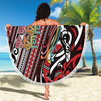 Maori Language Week Beach Blanket Ake Ake Ake Tribal Patterns