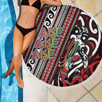 Maori Language Week Beach Blanket Ake Ake Ake Tribal Patterns